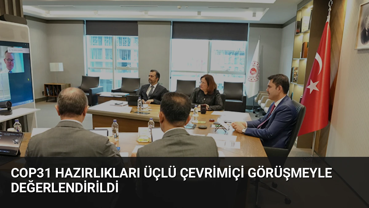 COP31 Hazırlıkları Üçlü Çevrimiçi Görüşmeyle Değerlendirildi