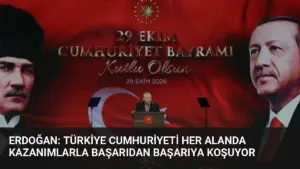Erdoğan: Türkiye Cumhuriyeti her alanda kazanımlarla başarıdan başarıya koşuyor