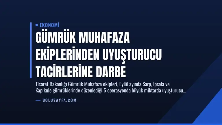 Gümrük Muhafaza Ekiplerinden Uyuşturucu Tacirlerine Darbe
