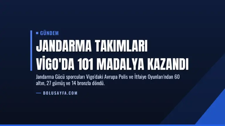 Jandarma Takımları Vigo'da 101 Madalya Kazandı