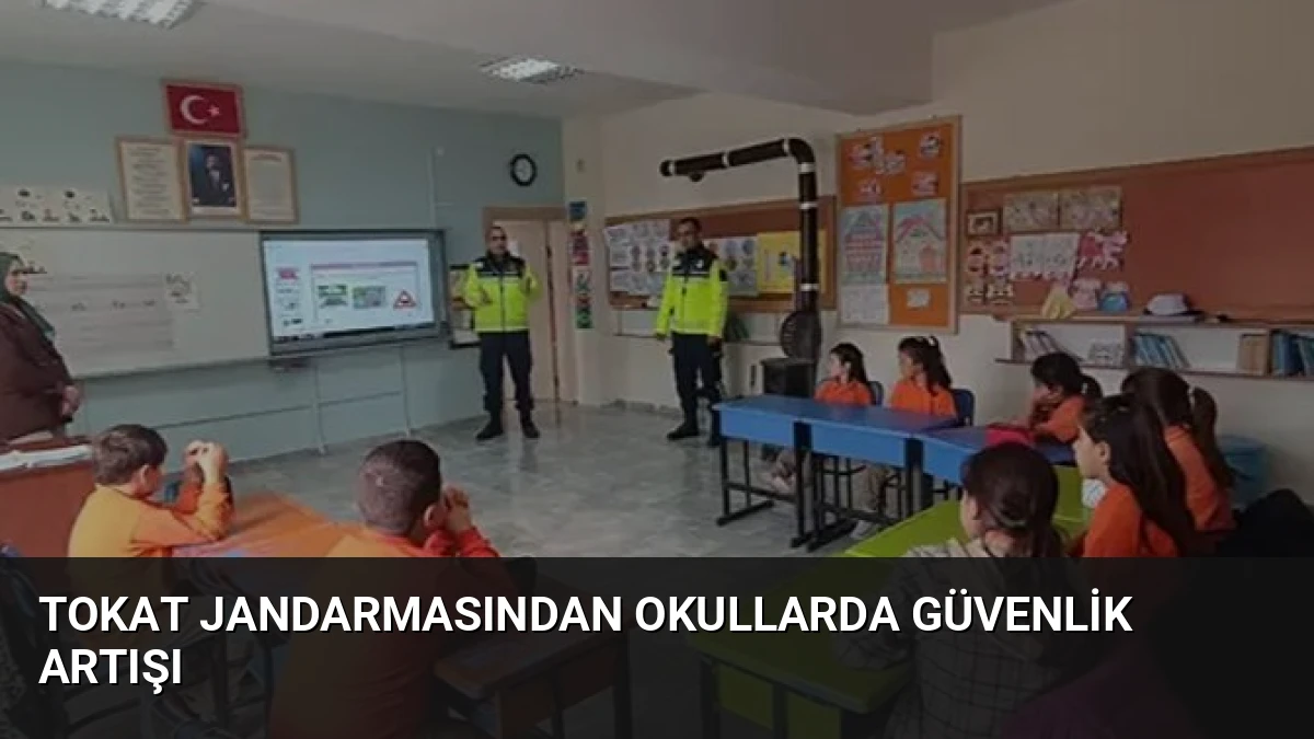 Tokat Jandarmasından Okullarda Güvenlik Artışı