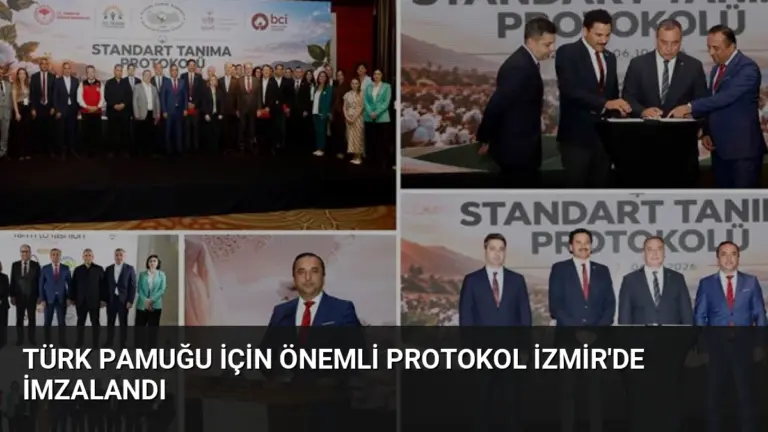 Türk Pamuğu İçin Önemli Protokol İzmir’de İmzalandı